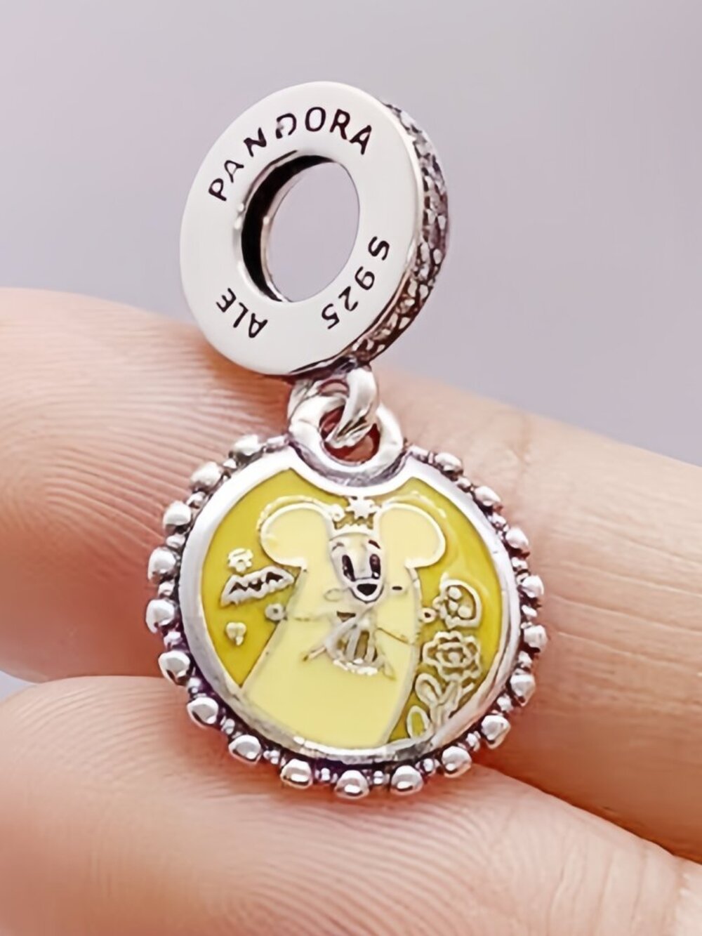 Disney Parks 2025 Mickey & Minnie Ghosts Pandora Charm